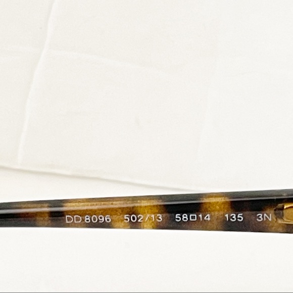 Dolce & Gabbana DD8096 Brown and Gold Gradient Cat Eye 58mm Sunglasses - Picture 4 of 8